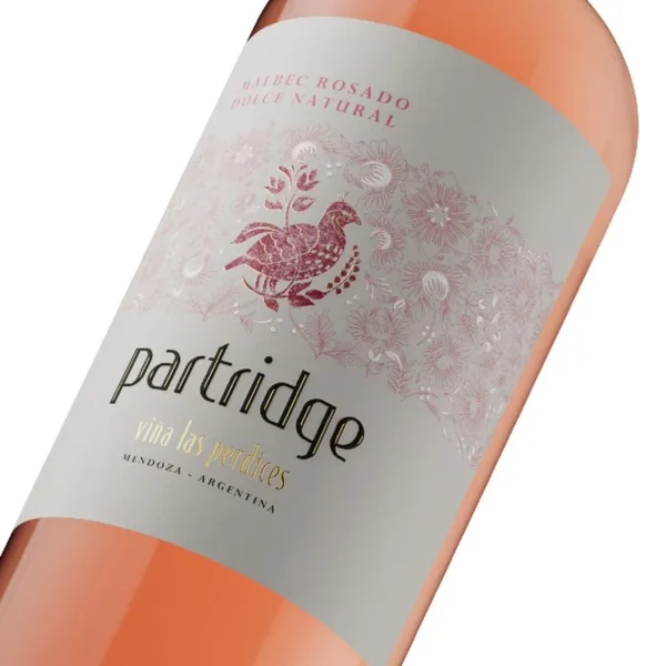 Partridge Malbec Rosado Dulce Natural  - Caja 6 botellas - Image 2
