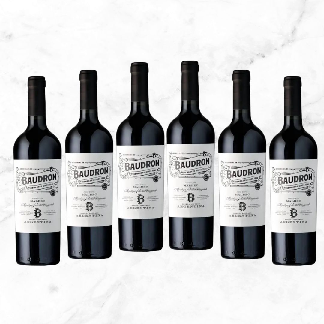 Baudrón Malbec - Caja de 6 botellas