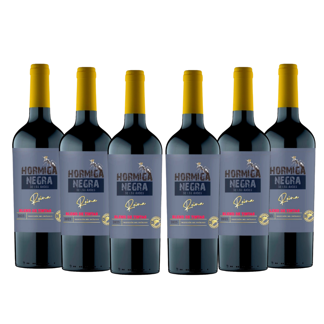 Hormiga Negra Reina - Blend de Tintas - Caja x 6 botellas