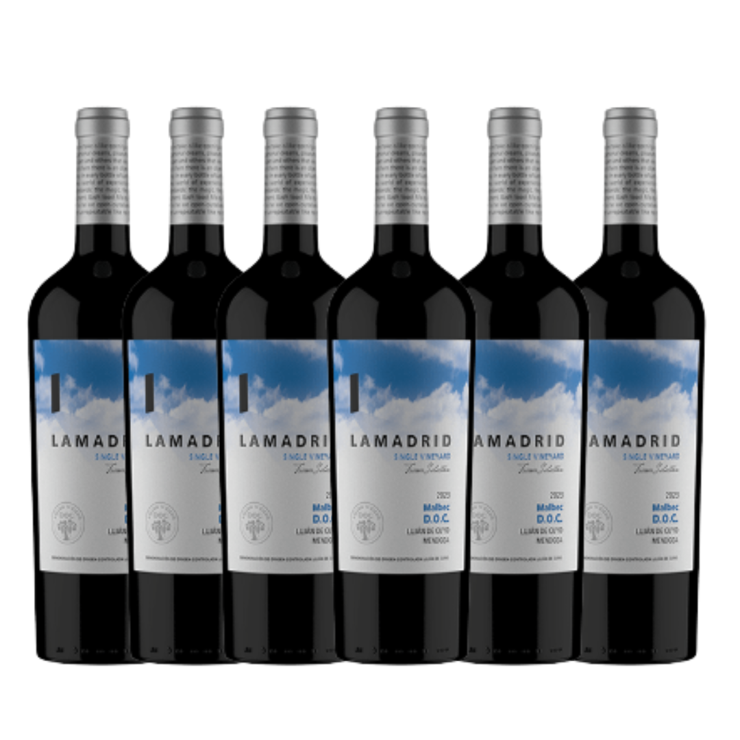 Lamadrid Malbec - caja 6 botellas