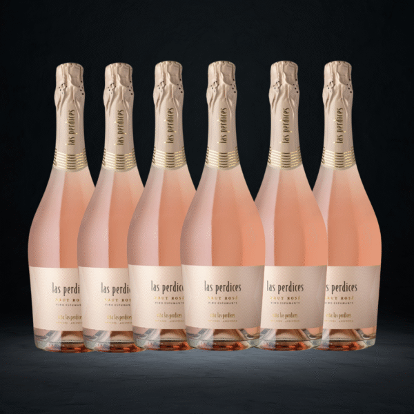 Espumante Las Perdices Brut Rosé - caja 6 botellas